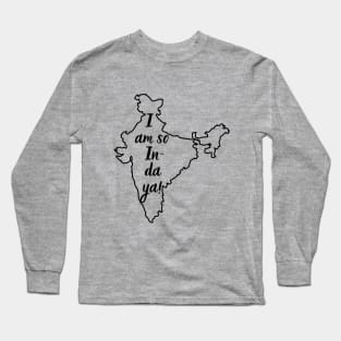 Indian pickup line Long Sleeve T-Shirt